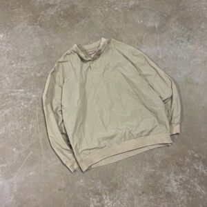 Vintage Woolrich Pullover Jacket XL Hong Kong 90s Tan Lightweight Windbreaker